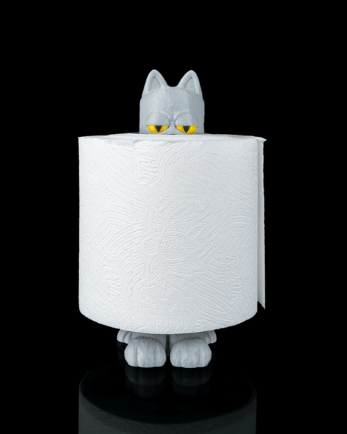 Cat in a Roll - Toilet Paper Holder