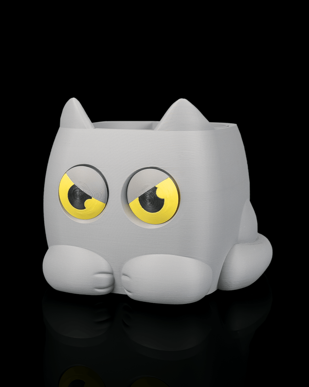 Grumpy Kitty - Planter